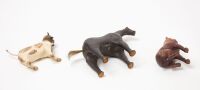 Three Folk Art Carved Animal Figures - 3