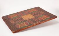 Parcheesi Gameboard with Checkers on Reverse - 3