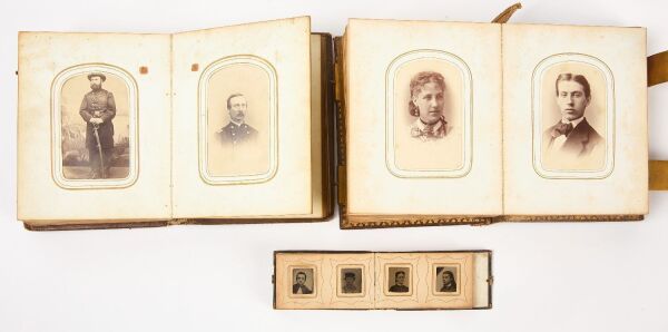 Three Victorian Photo Albums