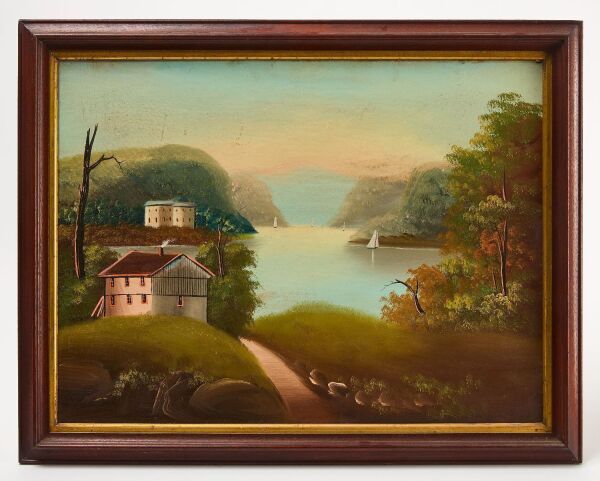Scene on Hudson River New York