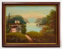 Scene on Hudson River New York