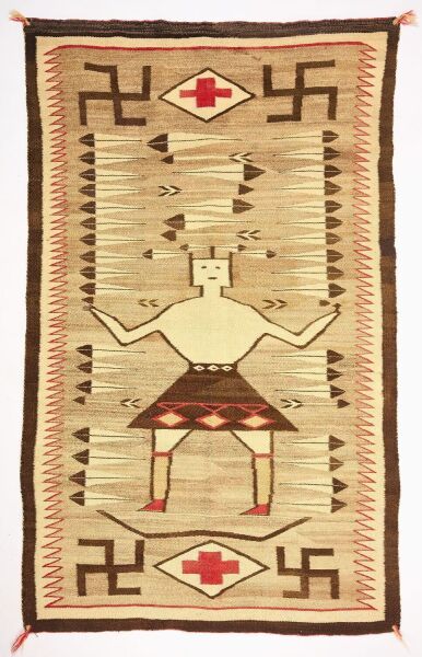 Navajo Yei Rug with Single Figure