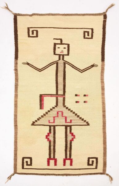 Navajo Yei Rug with Single Figure