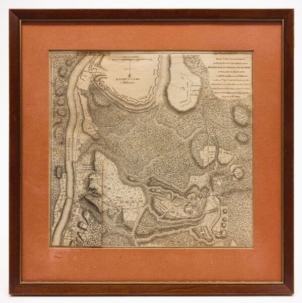 Plan of Hudson River Encampment at Stillwater