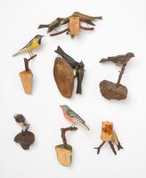 Group of Carved Folk Art Birds - 2