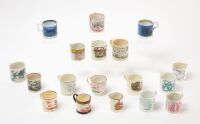 Group of Child's Staffordshire Cups