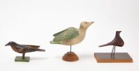 Three Folk Art Carved Birds - 2
