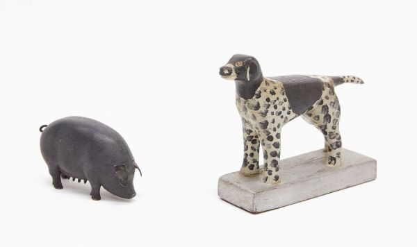 Carved Dog and Pig