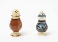 Two Mocha Pepper Pots - 2