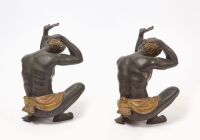 RTC - Pair of Nubian Bronze Table Bases - 3