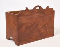 Rare Queen Anne Wood Box - 2
