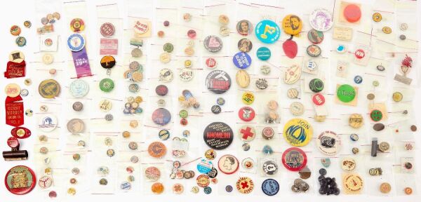 Large Collection of Celluloid Pinbacks