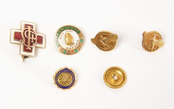 Group of 14k Gold Pins