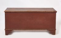 Red Painted Blanket Chest