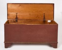 Red Painted Blanket Chest - 2