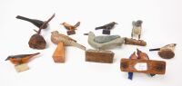 Group of Carved and Painted Birds - 3