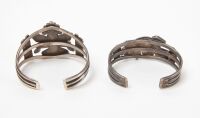 Two Zuni Silver Cuff Bracelets - 2