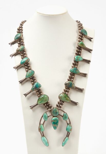 Native American Squash Blossom Necklace