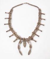 Native American Squash Blossom Necklace - 2