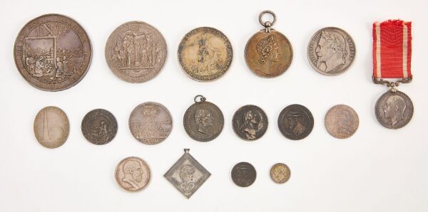 Group of Historical Silver Medals