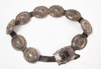 Navajo Silver Concho Belt