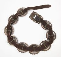 Navajo Silver Concho Belt - 2