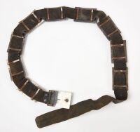 Native American Sterling Concho Belt with Turquoise - 2