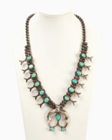 Navajo Squash Blossom Necklace