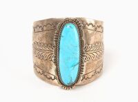 Wes Craig Large Navajo Sterling Cuff