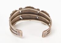 Navajo Turquoise and Silver Cuff Bracelet - 2