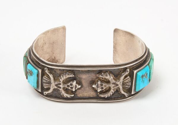 Native American Bird Man Cuff Bracelet