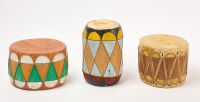 Three Cochiti Pueblo Drums