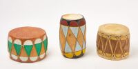 Three Cochiti Pueblo Drums - 2