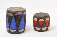 Two Cochiti Pueblo Drums