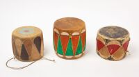 Three Cochiti Pueblo Drums - 2