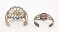 Two Native American Silver Cuffs - 2