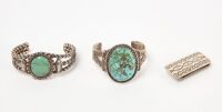 Two Native American Cuffs and Money Clip
