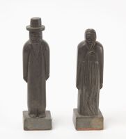 Two Asian Scholar Figures