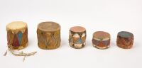 Five Southwestern Children's Drums - 2