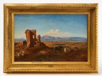 Arthur John Strutt - View of the Roman Campagna with Ancient Ruins