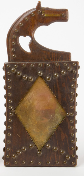 Folk Art Mirror with Horse Head