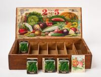 Wooden Seed Display Box