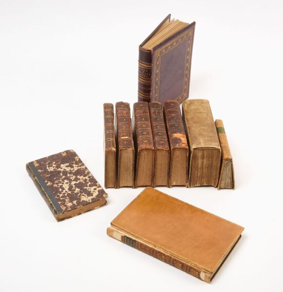 A Selection of Leather Bound Volumes 1735-1849