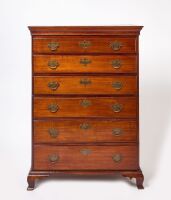 Tall Six Drawer Chippendale Chest