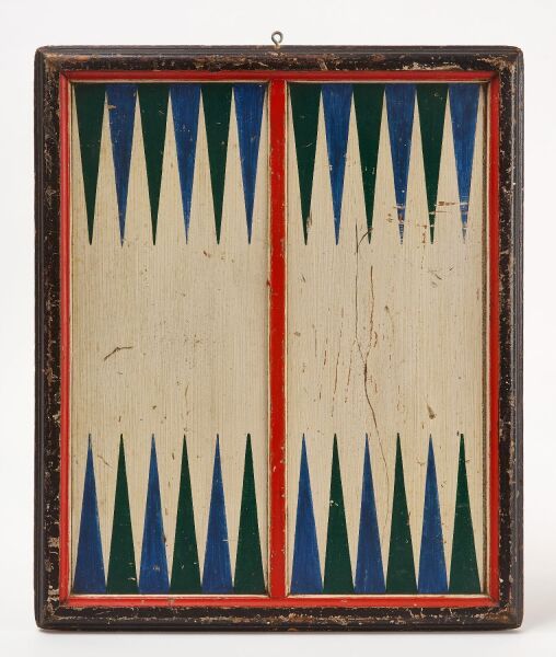 Backgammon Gameboard with Checkers