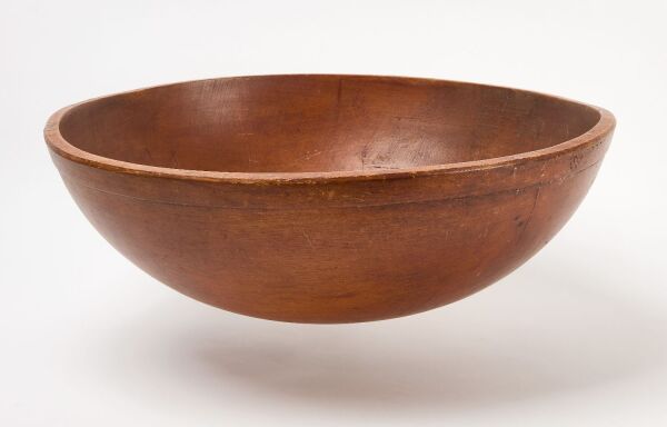 Large Turned Wooden Bowl