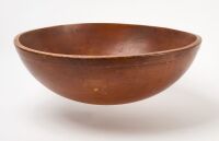 Large Turned Wooden Bowl - 2