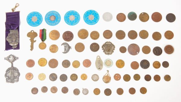 Collection of Trade Tokens and Coins
