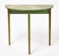 Painted Demi-Lune Table