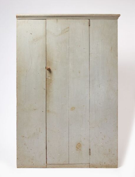 Tall Cupboard in Grey Paint